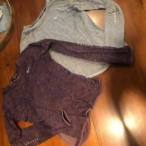 Lot of 2 $80 womens Nike long sleeves